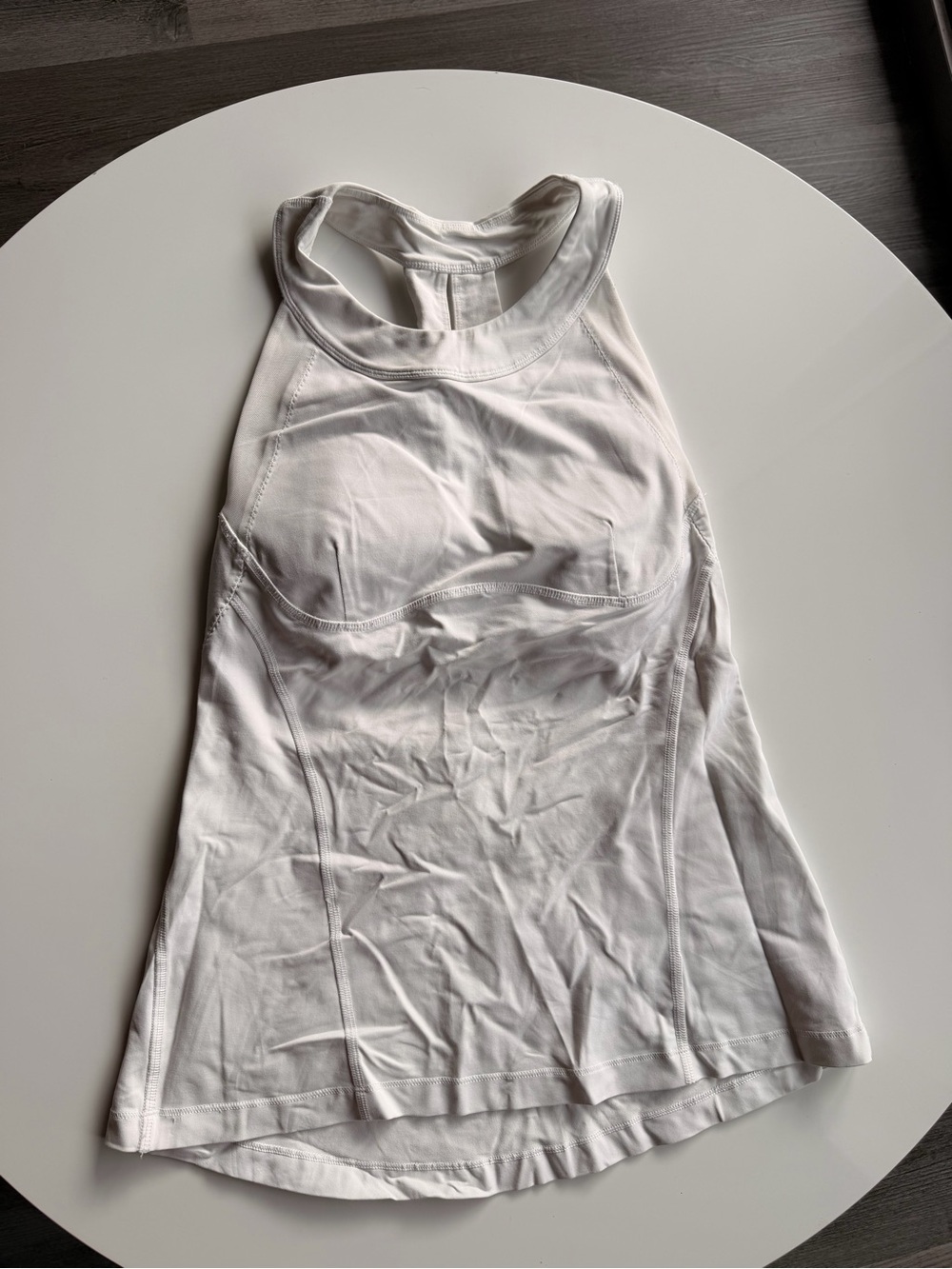 Lululemon Women’s White Racerback Tank Top size 8